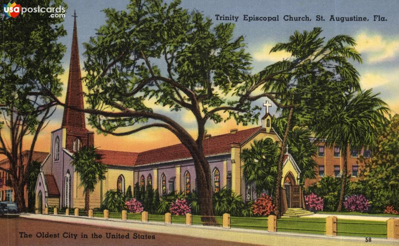 Pictures of St. Augustine, Florida: Trinity Episcopal Church / The Oldest City in the United States