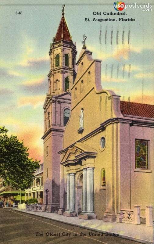 Pictures of St. Augustine, Florida: Old Cathedral / The Oldest City in the United States
