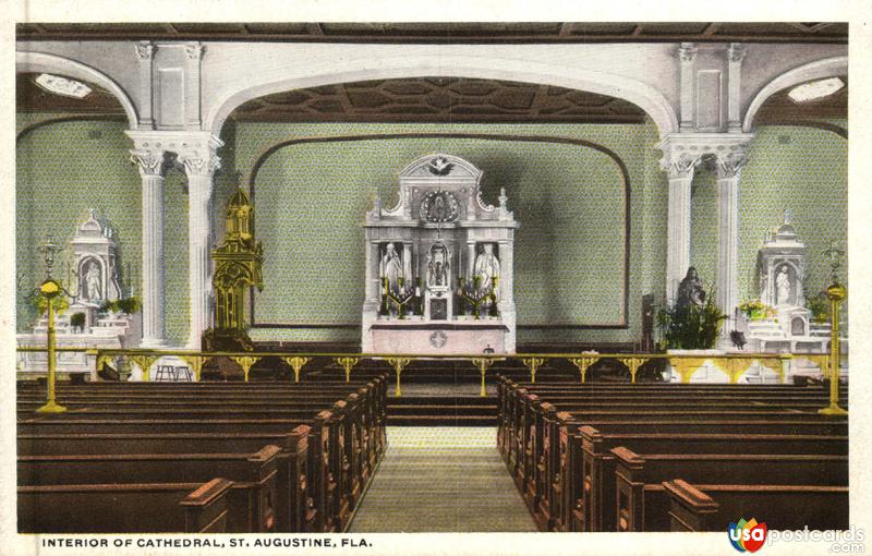 Pictures of St. Augustine, Florida: Interior of Cathedral