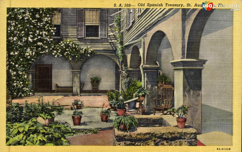Pictures of St. Augustine, Florida: Old Spanish Treasury