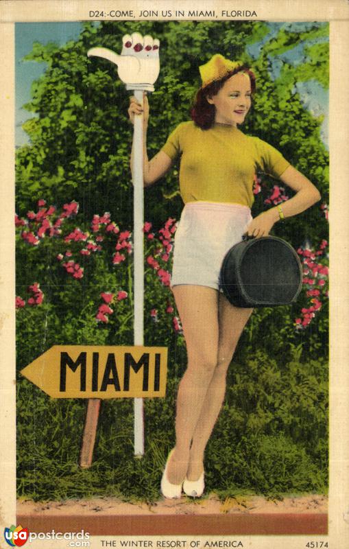 Pictures of Miami, Florida: Come, Join Us In Miami. The Winter Resort of America