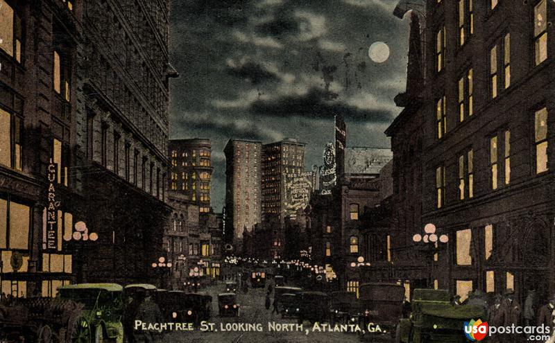 Pictures of Atlanta, Georgia: Peachtree St. Looking North