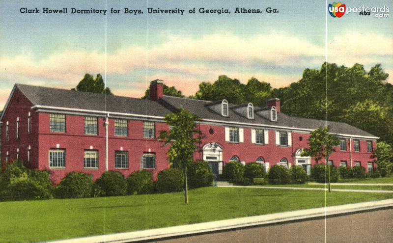 Pictures of Athens, Georgia: Clark Howell Dormitory for Boys, University of Georgia