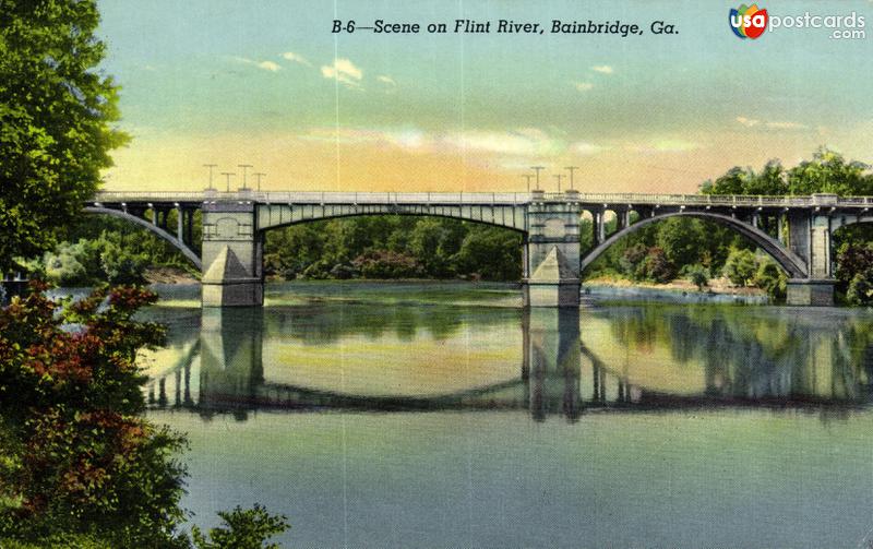 Pictures of Bainbridge, Georgia: Scene on Flint River