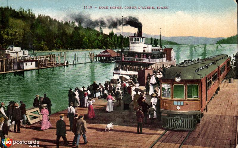 Pictures of Coeur D´Alene, Idaho: Dock Scene