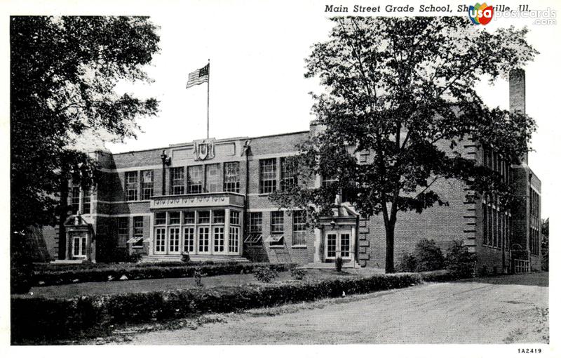 Pictures of Shelbyville, Illinois: Main Street Grade School