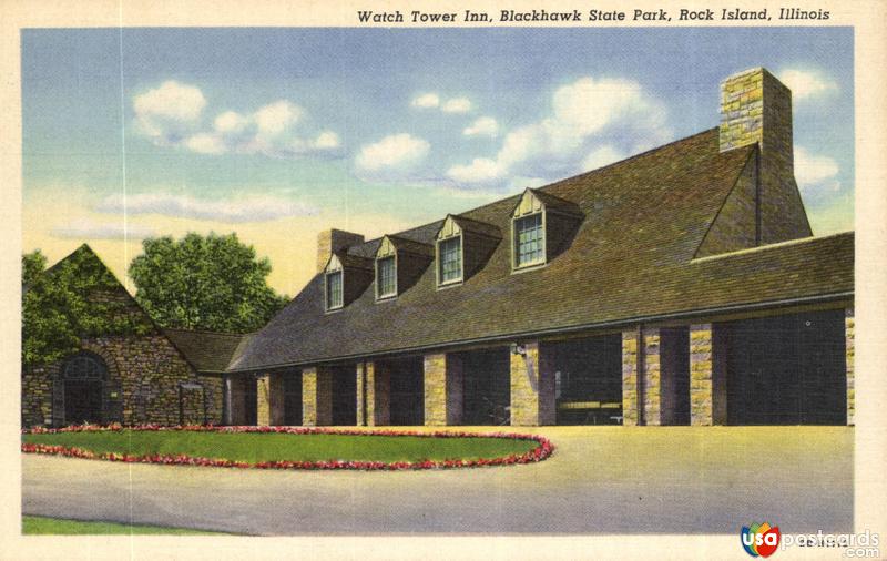 Pictures of Rock Island, Illinois: Watch Tower Inn, Blackhawk State Park