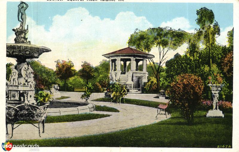 Pictures of Rock Island, Illinois: Spencer Square