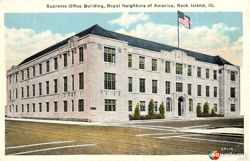 Pictures of Rock Island, Illinois: Supreme Office Building, Royal Neighbors of America