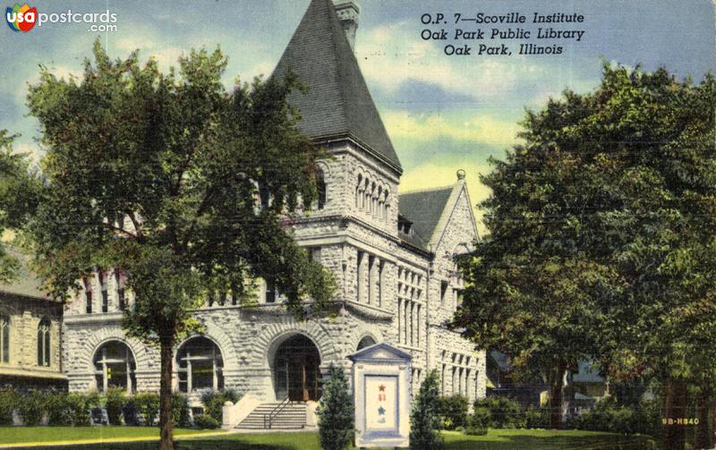 Pictures of Oak Park, Illinois: Scoville Institute Oak Park Public Library