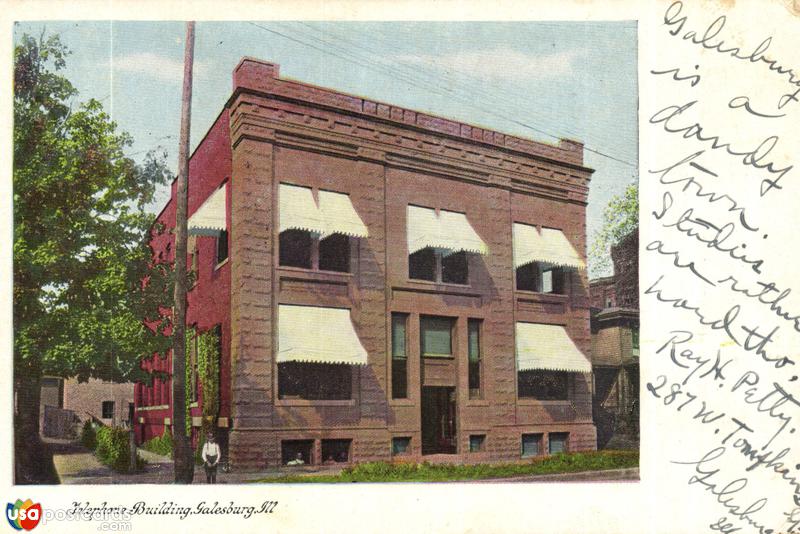 Pictures of Galesburg, Illinois: Telephone Building