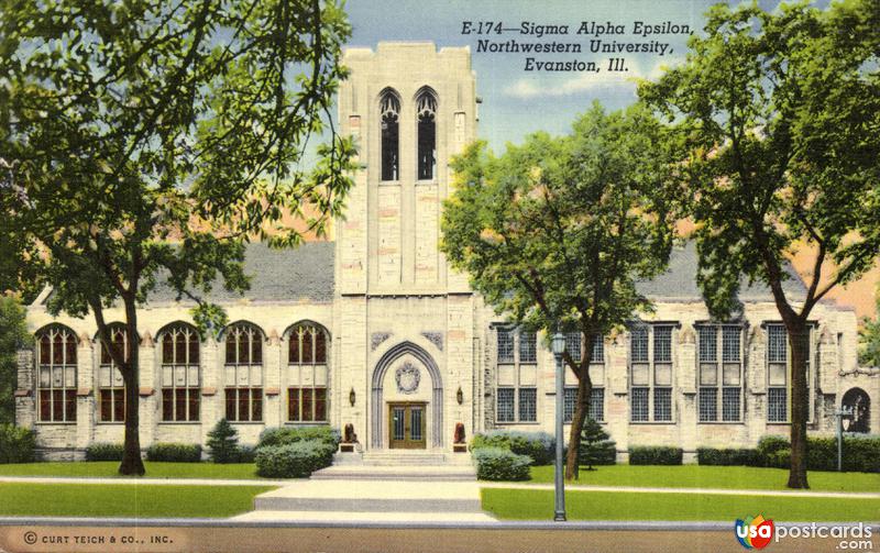 Pictures of Evanston, Illinois: Sigma Alpha Epsilon, Northwestern University
