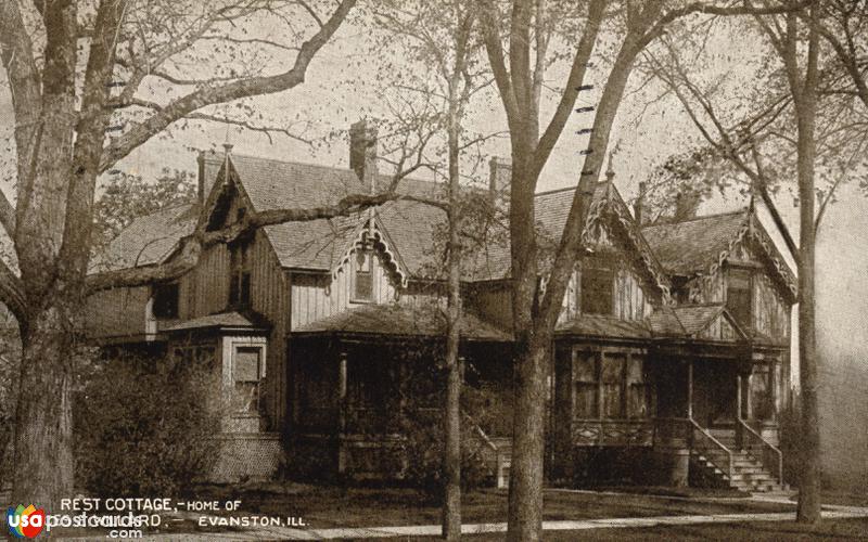 Pictures of Evanston, Illinois: Rest Cottage. Home of Frances E. Willard
