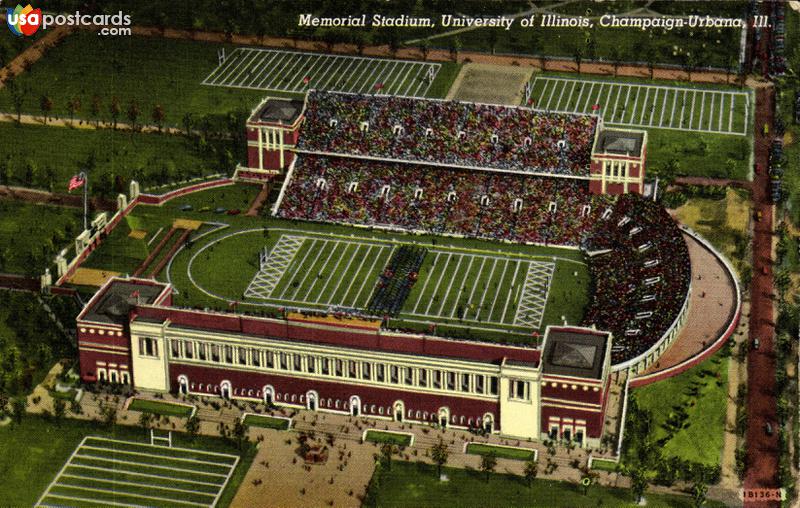 Pictures of Champaign Urbana, Illinois: Memorial Stadium, University of Illinois