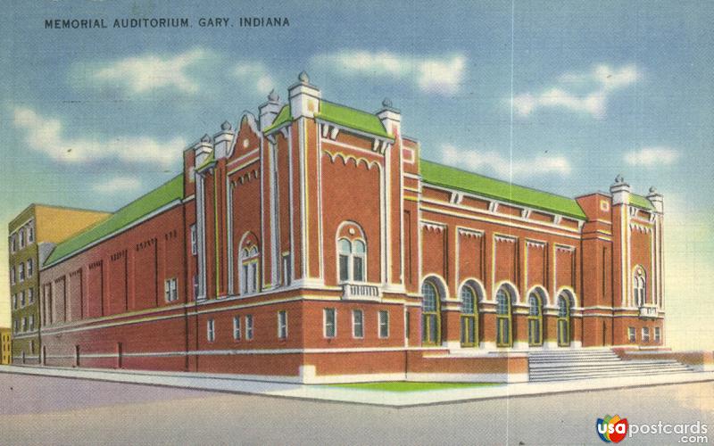 Pictures of Gary, Indiana: Memorial Auditorium