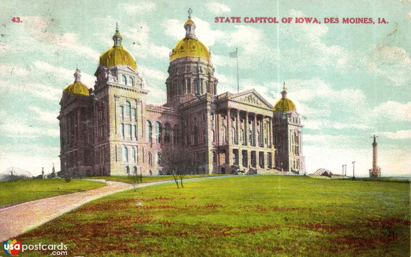 Pictures of Des Moines, Iowa: State Capitol of Iowa