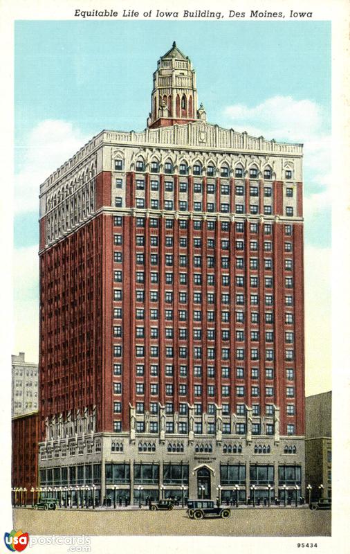 Pictures of Des Moines, Iowa: Equitable Life of Iowa Building