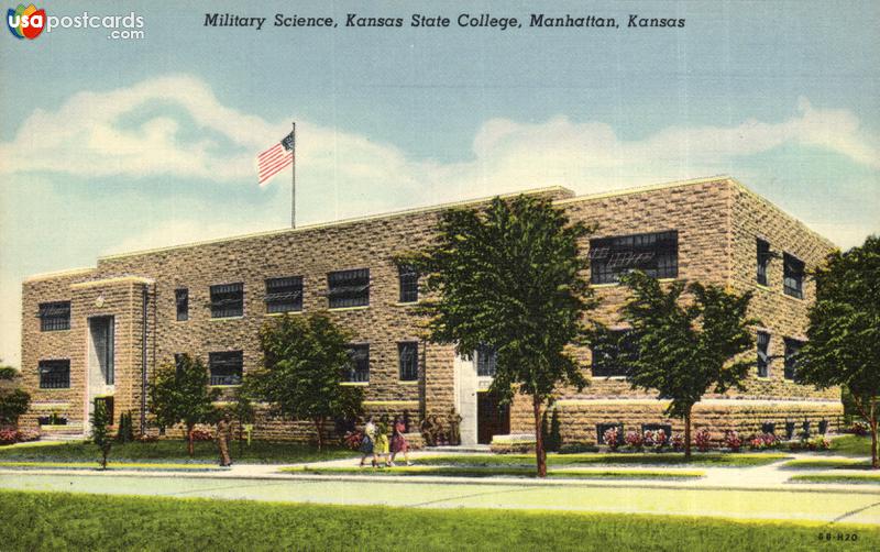 Pictures of Manhattan, Kansas: Military Science, Kansas State College
