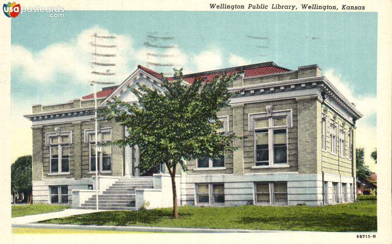 Pictures of Wellington, Kansas: Wellington Public Library