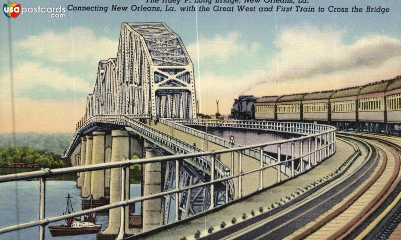 Pictures of New Orleans, Louisiana: The Huey P. Long Bridge