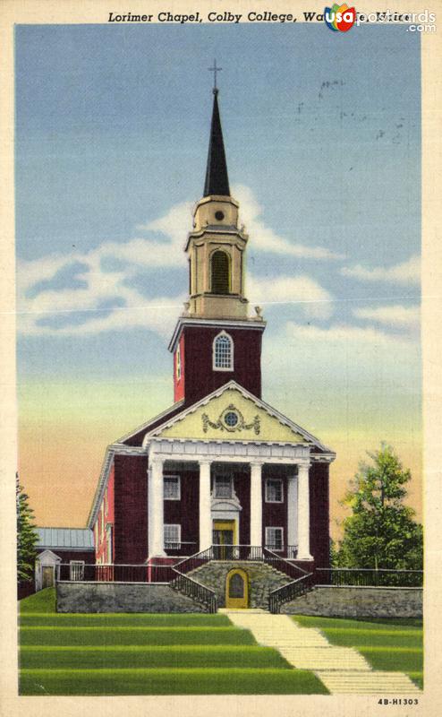 Pictures of Waterville, Maine: Lorimer Chapel, Colby College