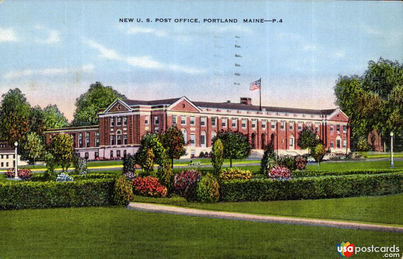 Pictures of Portland, Maine: New U. S. Post Office