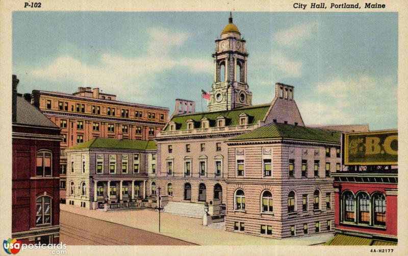 Pictures of Portland, Maine: City Hall