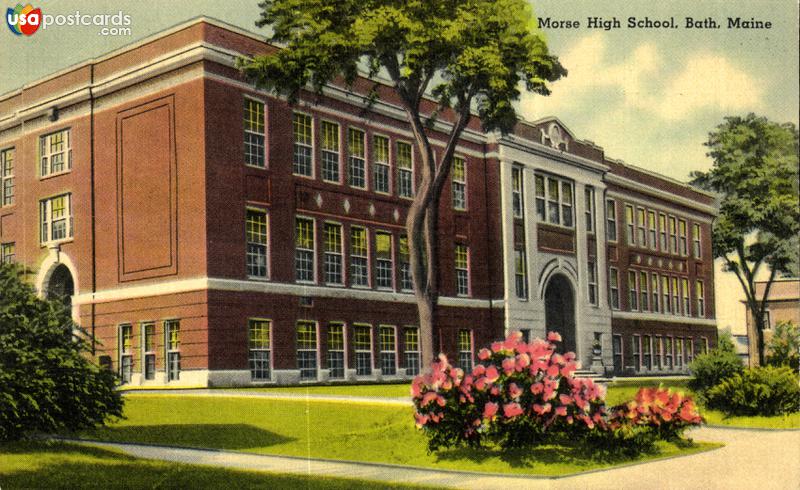 Pictures of Bath, Maine: Morse High School