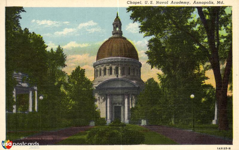 Pictures of Annapolis, Maryland: Chapel, U. S. Naval Academy