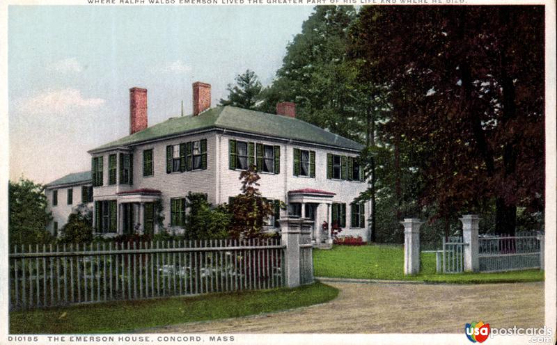 Pictures of Concord, Massachusetts: The Emerson House
