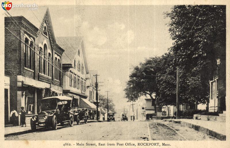 Pictures of Rockport, Massachusetts: Main Street, East from Post Office