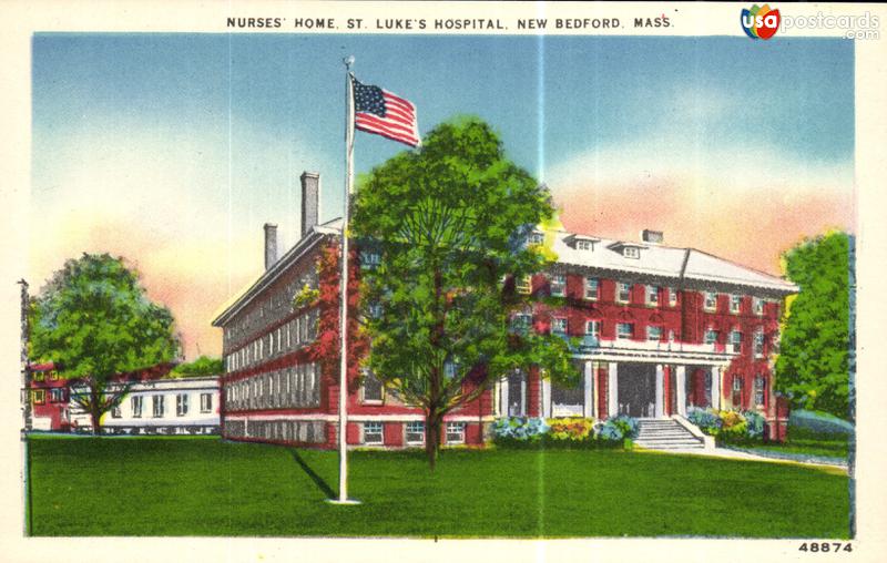 Pictures of New Bedford, Massachusetts: Nurses´ Home. St. Luke´s Hospital