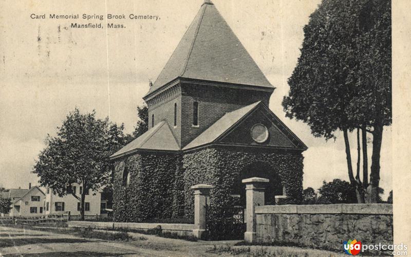 Pictures of Mansfield, Massachusetts: Card Memorial Spring Brook Cemetery