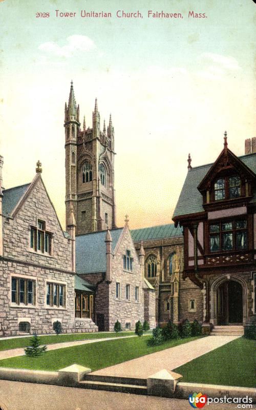 Pictures of Fairhaven, Massachusetts: Tower Unitarian Church