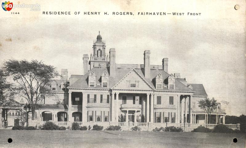 Pictures of Fairhaven, Massachusetts: Residence of Henry H. Rogers