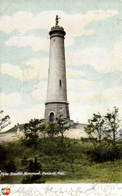 Pictures of Duxbury, Massachusetts: Myles Standish Monument