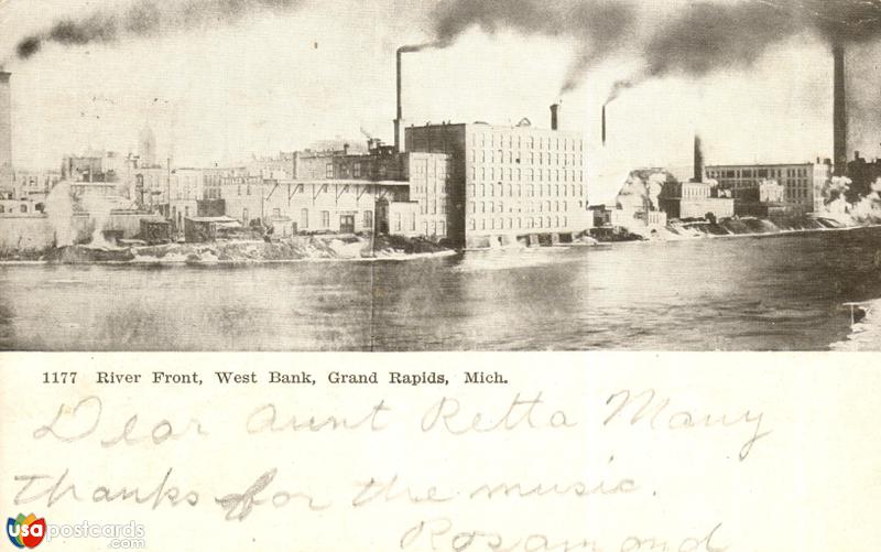 Pictures of Grand Rapids, Michigan: River Front, West Bank