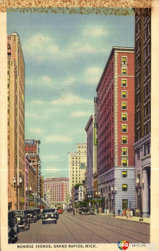 Pictures of Grand Rapids, Michigan: Monroe Avenue