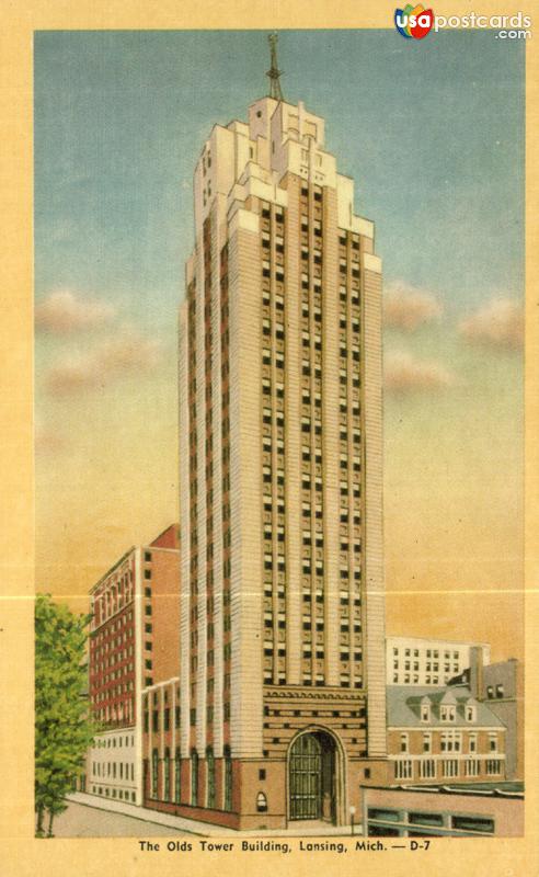 Pictures of Lansing, Michigan: The Olds Tower Building