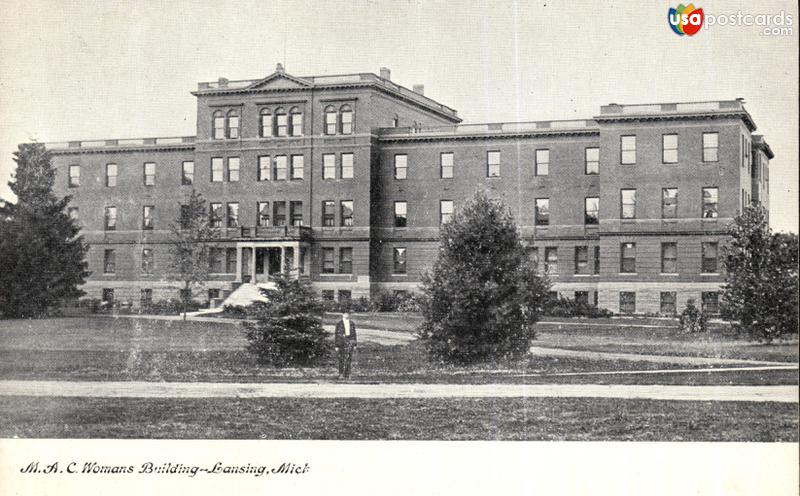 Pictures of Lansing, Michigan: M. A. C. Womans Building-Lansing