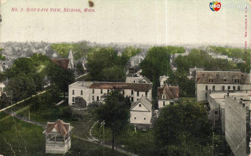 Pictures of Belding, Michigan: Bird´s-eye View