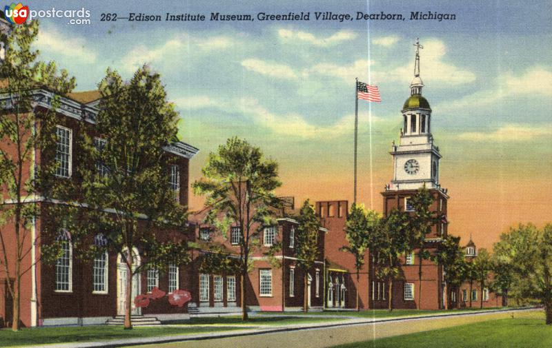 Pictures of Dearborn, Michigan: Edison Institute Museum, Greenfield Village