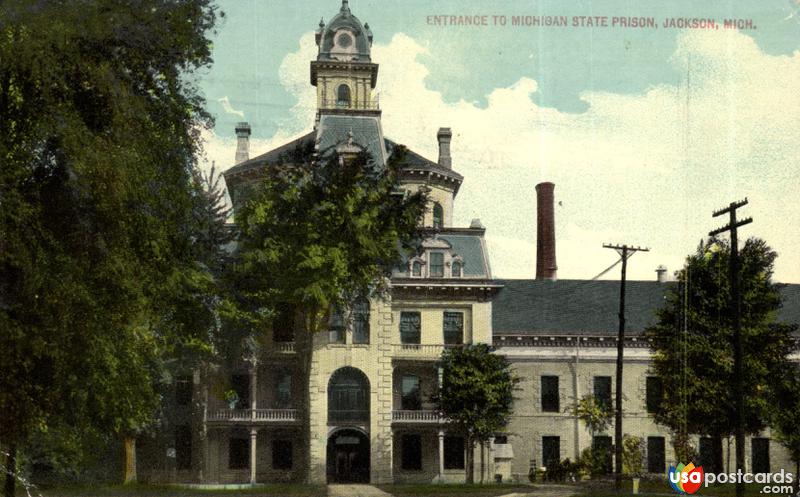 Pictures of Jackson, Michigan: Entrance to Michigan State Prinson