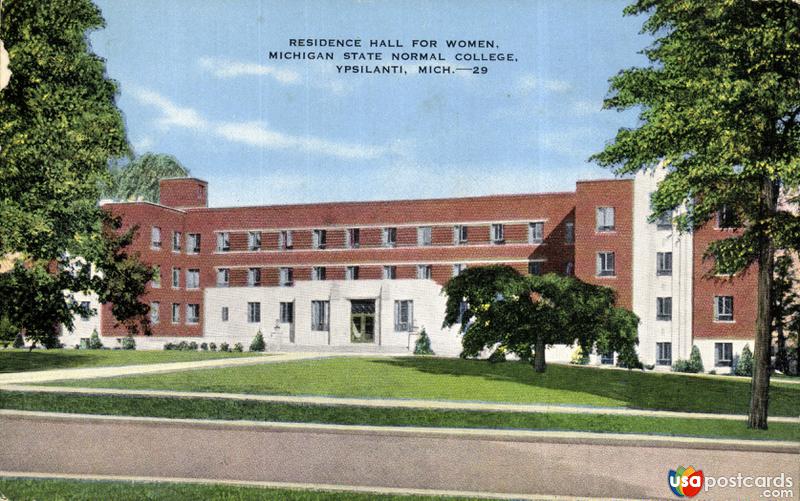 Pictures of Ypsilanti, Michigan: Residence Hall for Women, Michigan State Normal College