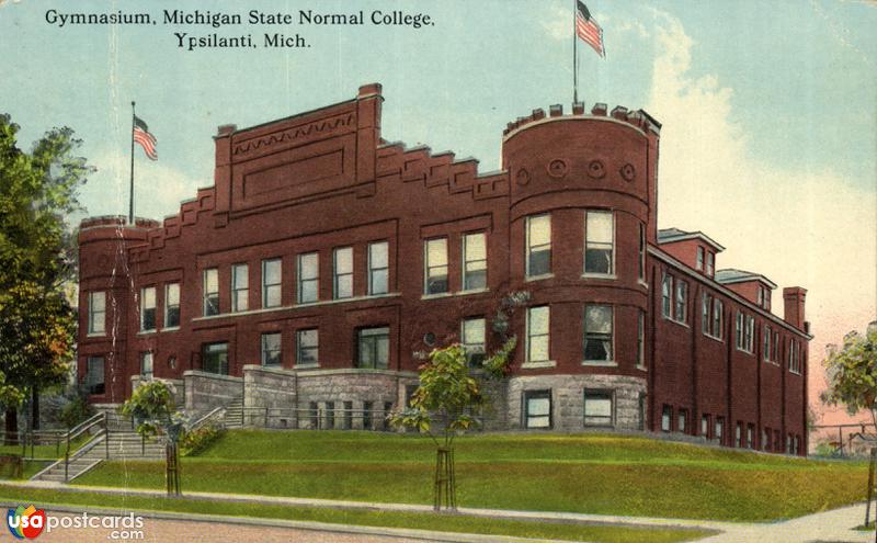 Pictures of Ypsilanti, Michigan: Gymnasium, Michigan State Normal College
