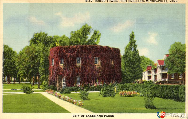 Pictures of Minneapolis, Minnesota: Round Tower, Fort Snelling