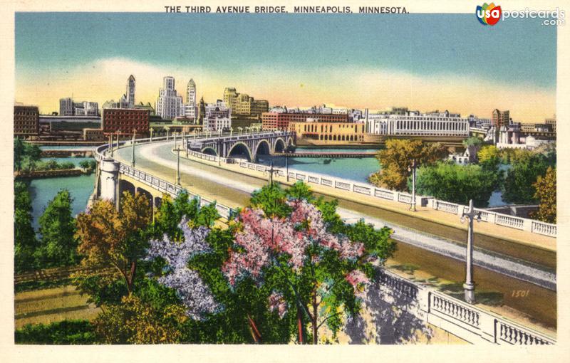 Pictures of Minneapolis, Minnesota: The Third Avenue Bridge