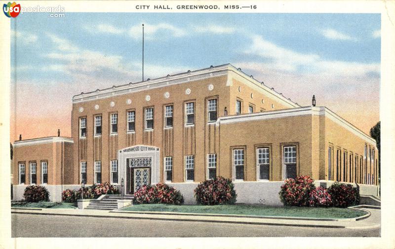 Pictures of Greenwood, Mississippi: City Hall