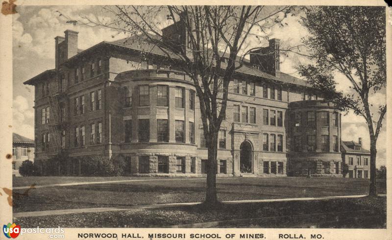 Pictures of Rolla, Missouri: Norwood Hall, Missouri School of Mines
