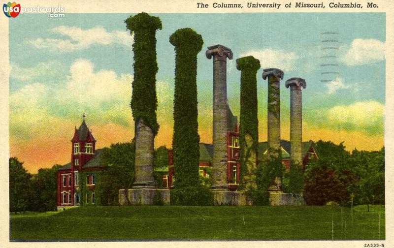 Pictures of Columbia, Missouri: The Columns, University of Missouri